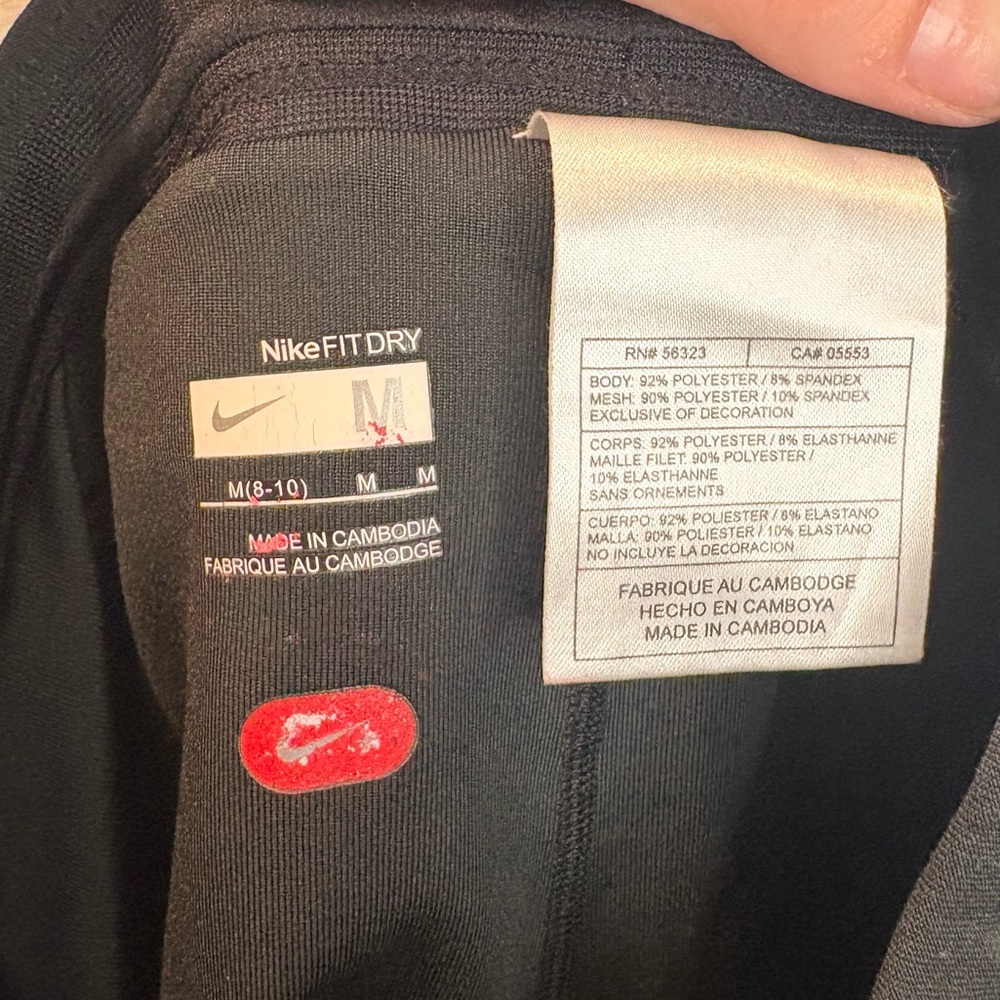 Nike Fit Dry Black and Pink tennis Skort #34 - Picture 4 of 4